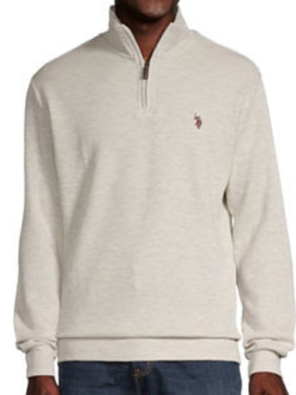 Polo Quarter-Zip Sweater